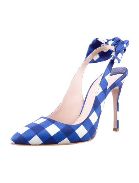 miu miu gingham pumps|Women's pumps shoes .